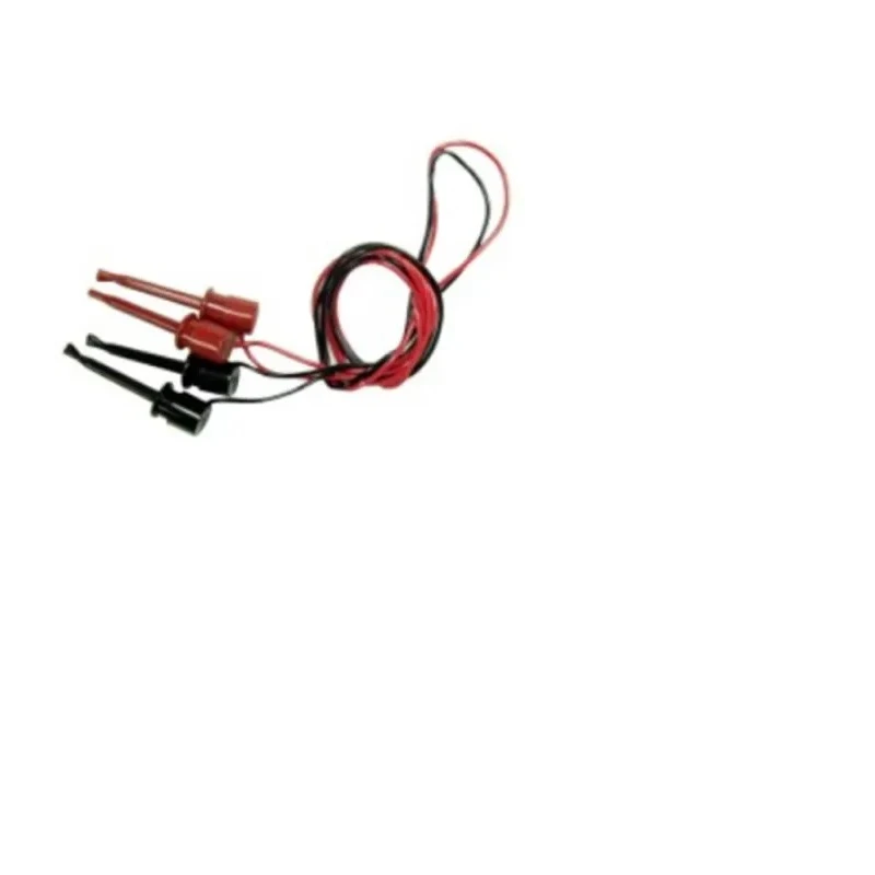 Teishin Electric Crocodile Clip Lead, Black, Red, 1 m Lead Length TLA-105