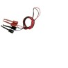 Teishin Electric Crocodile Clip Lead, Black, Red, 1 m Lead Length TLA-105