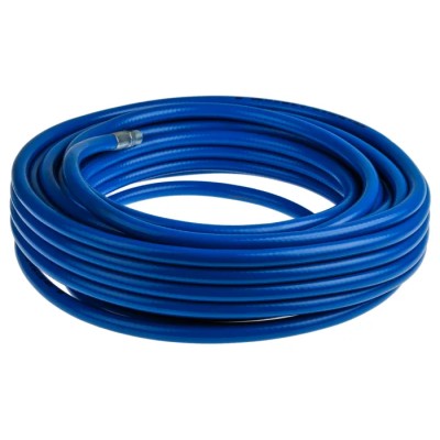 RS PRO Flexible Hose Blue Polyvinyl Chloride, Male 1/4 in BSPT, 20 bar Pressure, 20 m Length 174-5721