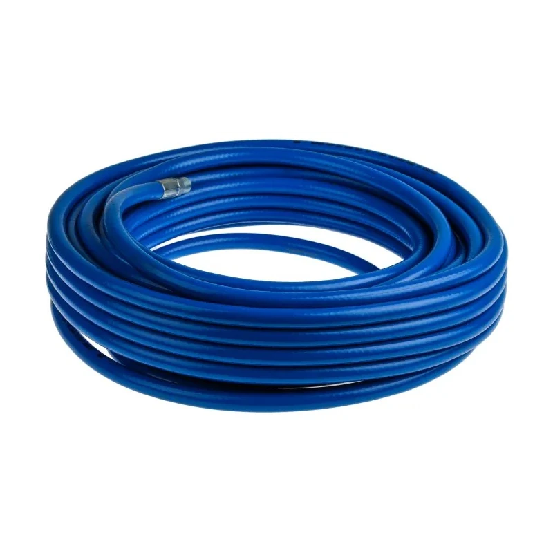 RS PRO Flexible Hose Blue Polyvinyl Chloride, Male 1/4 in BSPT, 20 bar Pressure, 20 m Length 174-5721