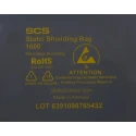 SCS Anti-Static Bag Clear Static Shielding Dissipative 102mm Width x 152mm Length 0.07mm Thickness 10046