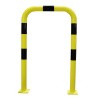RS PRO Yellow Black Steel Safety Barrier Safety Railing 1.2m Height 750mm Length 76mm Diameter 174-5890