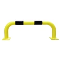 RS PRO Black and Yellow Steel Safety Barrier Safety Railing 1m Length 350mm Height 76mm Diameter 174-5892
