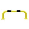 RS PRO Black and Yellow Steel Safety Barrier Safety Railing 1m Length 350mm Height 76mm Diameter 174-5892
