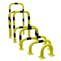 RS PRO Yellow and Black Steel Safety Barrier Safety Railing 174-5893