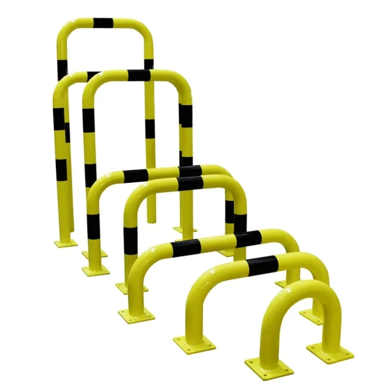 RS PRO Yellow and Black Steel Safety Barrier Safety Railing 174-5893