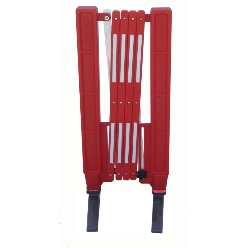 RS PRO Red Polyurethane Folding Safety Barrier 1m Height x 2m Width 174-5933