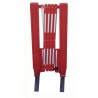RS PRO Red Polyurethane Folding Safety Barrier 1m Height x 2m Width 174-5933
