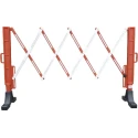 RS PRO Red Polyurethane Folding Safety Barrier 1m Height x 2m Width 174-5933
