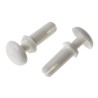 Essentra Nylon Snap Rivet 3 mm Diameter 9 mm Length Reusable Snap-Type Fastener SR-3080W