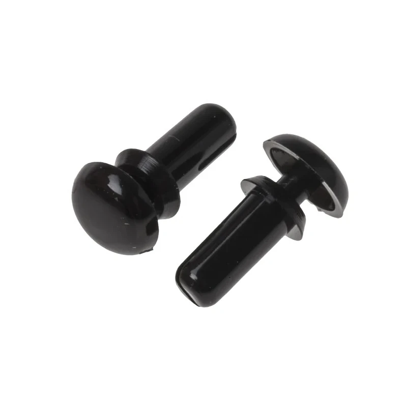 Essentra Nylon Snap Rivet, 2.6 mm Diameter, 6.1 mm Length, Nylon Body, Plain Finish SR2655B