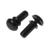 Essentra Nylon Snap Rivet, 2.6 mm Diameter, 6.1 mm Length, Nylon Body, Plain Finish SR2655B