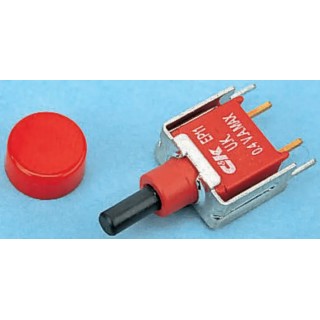 C & K Miniature Momentary Push Button Switch, PCB Mount, SPDT, IP57, 28V DC 120V AC EP12SD1V3BE