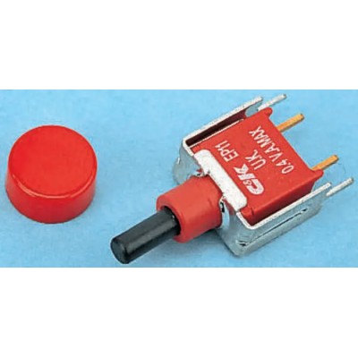 C & K Miniature Momentary Push Button Switch, PCB Mount, SPDT, IP57, 28V DC 120V AC EP12SD1V3BE