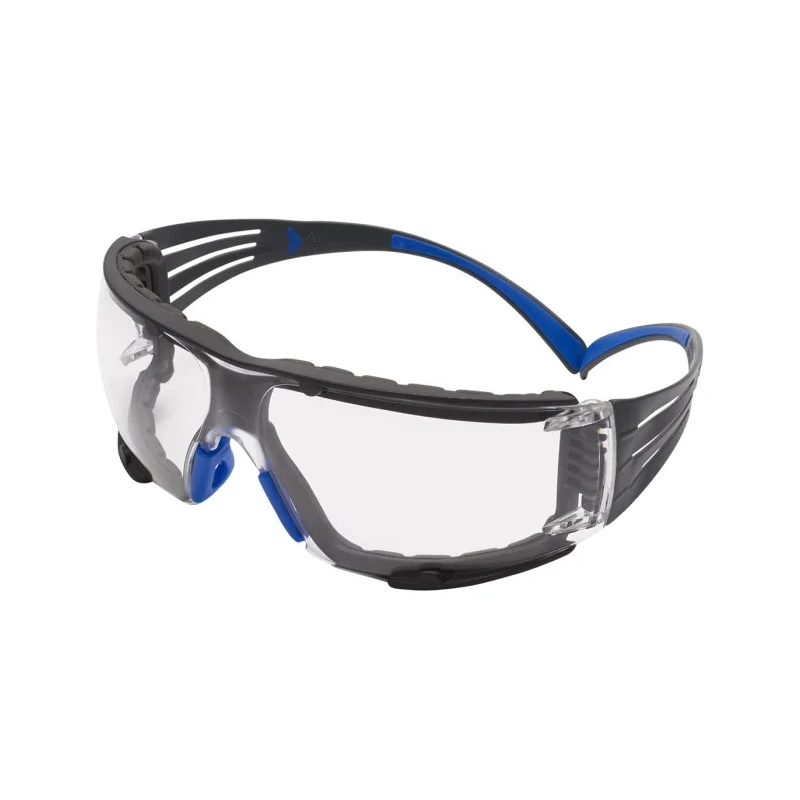 3M SecureFit™ 400 Safety Glasses Gas Resistant Molten Metal Scratch Resistant Hot Solid Projections Arc Flash SF401SGAF-BLU-F