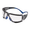 3M SecureFit™ 400 Safety Glasses Gas Resistant Molten Metal Scratch Resistant Hot Solid Projections Arc Flash SF401SGAF-BLU-F