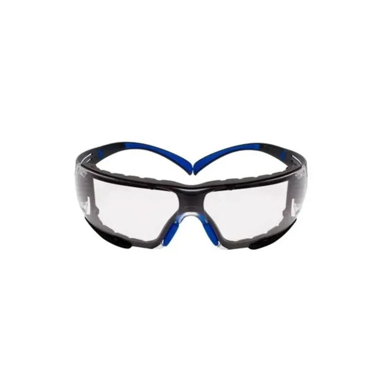3M SecureFit™ 400 Safety Glasses Gas Resistant Molten Metal Scratch Resistant Hot Solid Projections Arc Flash SF401SGAF-BLU-F