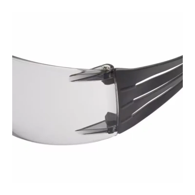 3M SecureFit™ 400 Series Safety Glasses with Smoke Lens, Arc Flash and Dust Resistant, Plastic Frame SF407SGAF-BLU