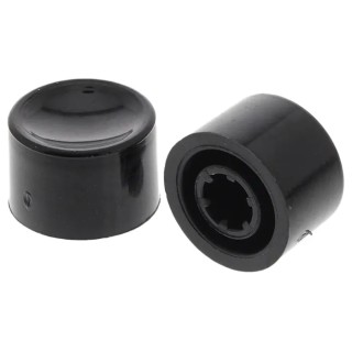 C & K Black Round Push Button Cap for Use with E010 Series Sealed Momentary Push Button Switch 752702000