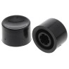 C & K Black Round Push Button Cap for Use with E010 Series Sealed Momentary Push Button Switch 752702000