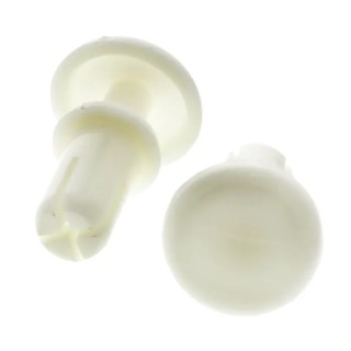 Essentra Nylon Snap Rivet 4 mm Diameter, 9 mm Length, Plain Finish, RoHS Compliant SR-4070W