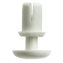 Essentra Nylon Snap Rivet 4 mm Plain Finish Nylon Body Snap-Action Reusable Rivet SR-4060W