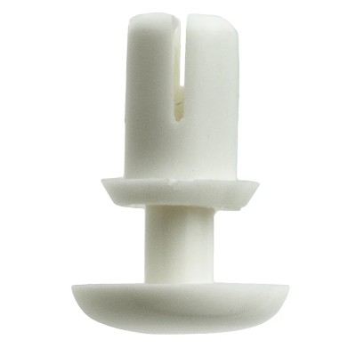 Essentra Nylon Snap Rivet 4 mm Plain Finish Nylon Body Snap-Action Reusable Rivet SR-4060W