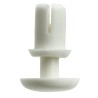 Essentra Nylon Snap Rivet 4 mm Plain Finish Nylon Body Snap-Action Reusable Rivet SR-4060W