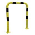 RS PRO Yellow and Black Steel Safety Barrier, Safety Railing with 1m Length, 1.2m Height, 76mm Diameter 174-5889
