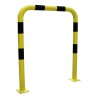 RS PRO Yellow and Black Steel Safety Barrier, Safety Railing with 1m Length, 1.2m Height, 76mm Diameter 174-5889