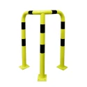 RS PRO Black Yellow Steel Safety Barrier Safety Railing 600 mm Width 1.2 m Height Model 174-5898