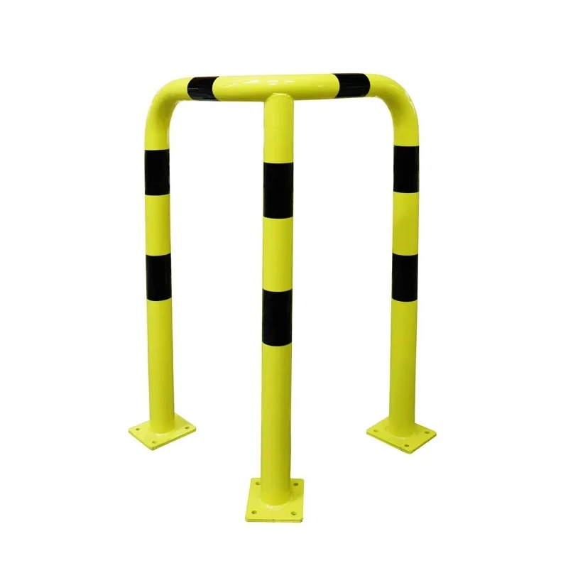 RS PRO Black Yellow Steel Safety Barrier Safety Railing 600 mm Width 1.2 m Height Model 174-5898