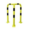 RS PRO Black Yellow Steel Safety Barrier Safety Railing 600 mm Width 1.2 m Height Model 174-5898