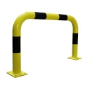 RS PRO Yellow and Black Steel Safety Barrier Safety Railing 1m Length 600mm Height 76mm Diameter 174-5896