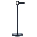 RS PRO Black Strap Post Retractable Barrier Polyester Polypropylene Tape 2 m 174-5971