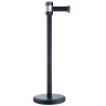 RS PRO Black Strap Post Retractable Barrier Polyester Polypropylene Tape 2 m 174-5971
