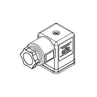 Molex DIN 43650 Solenoid Connector, 250 V AC, 300 V DC, 16 A, Form A, PG9 Threads, Brass Contacts 121023-0612