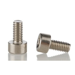 RS PRO Plain Stainless Steel Hex Socket Cap Screw M3 x 6mm, Hex Socket Drive, DIN 912, Grade A, China 280-981