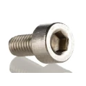 RS PRO Plain Stainless Steel Hex Socket Cap Screw M3 x 6mm, Hex Socket Drive, DIN 912, Grade A, China 280-981