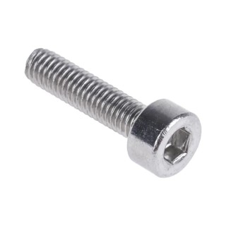 RS PRO Plain Stainless Steel Hex Socket Cap Screw, Hex Socket Drive, Thread M3 x Length 12 mm 281-007