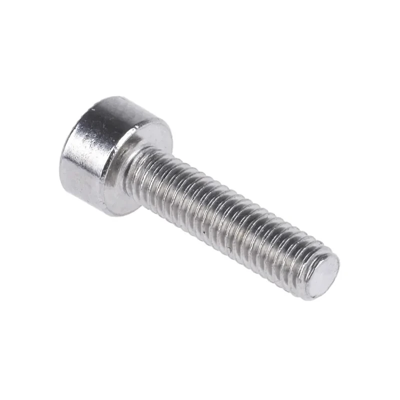 RS PRO Plain Stainless Steel Hex Socket Cap Screw, Hex Socket Drive, Thread M3 x Length 12 mm 281-007