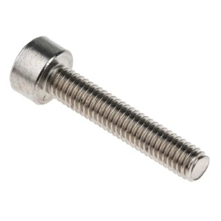 RS PRO Plain Stainless Steel Hex Socket Cap Screw, Hex Socket Drive, Thread M3, Length 16mm, Grade A, DIN 912 281-013