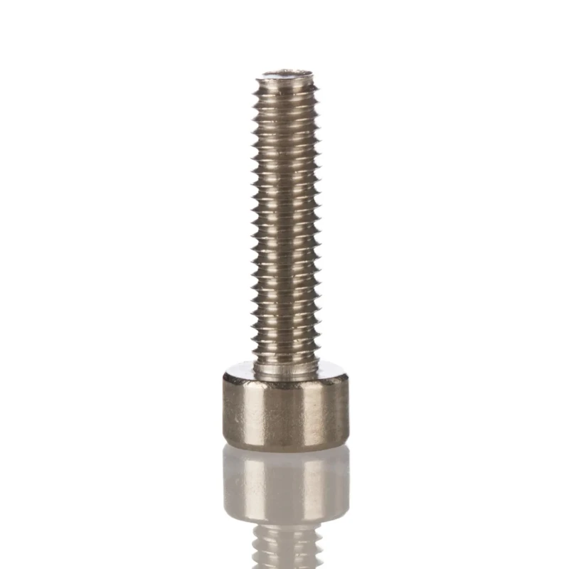 RS PRO Stainless Steel Hex Socket Cap Screw M4 x 16 mm, Plain Finish, DIN 912 281-041