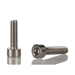 RS PRO Stainless Steel Hex Socket Cap Screw M4 x 12 mm DIN 912 Plain Finish 281-035