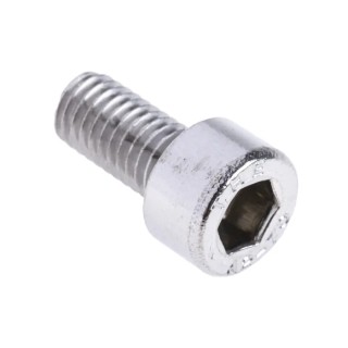 RS PRO Plain Stainless Steel Hex Socket Cap Screw M5 x 10 mm, Hex Socket Drive, DIN 912 281-063