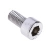 RS PRO Plain Stainless Steel Hex Socket Cap Screw M5 x 10 mm, Hex Socket Drive, DIN 912 281-063