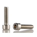 RS PRO Plain Stainless Steel Hex Socket Cap Screw, Hex Socket Drive, M5 x 12 mm 281-079