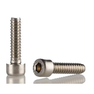 RS PRO Plain Stainless Steel Hex Socket Cap Screw, Hex Socket Drive, M5 x 12 mm 281-079