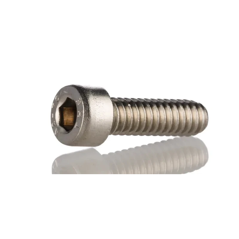 RS PRO Plain Stainless Steel Hex Socket Cap Screw, Hex Socket Drive, M5 x 12 mm 281-079