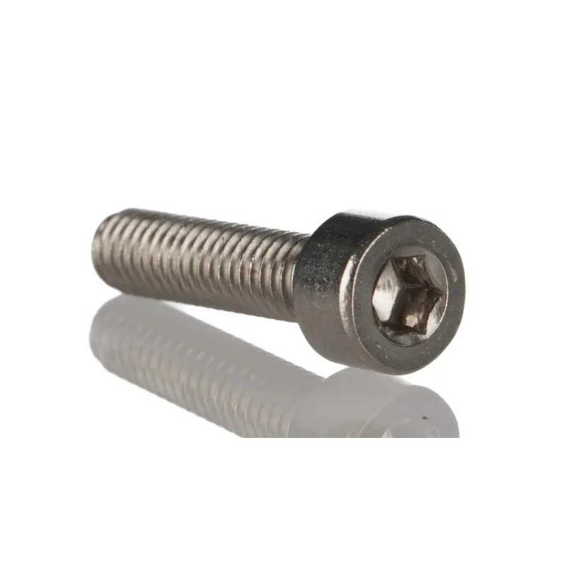 RS PRO Stainless Steel Hex Socket Cap Screw M5 x 20 mm, Plain Finish, DIN 912 281-091